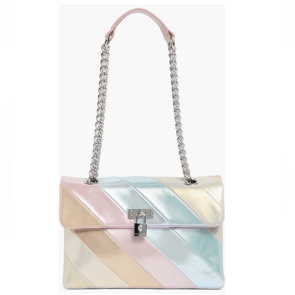 Kurt Geiger Multicolor Striped Crossbody Bag - Picture 1 of 12